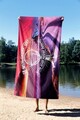 Prosop de plaja, Astacura, You Will Never Know 70, 70x130 cm, 70% poliester/30% poliamida, Multicolor