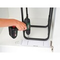 Cos de gunoi incorporat, Brabantia, Sort&Go, 2x30 L, 48.1x30.4x63.7 cm, polipropilena, gri inchis/verde jad