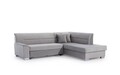Coltar extensibil dreapta 4 locuri ELTAP, BR41, Bergen, 247x214x83 cm, lemn/poliester, mustar