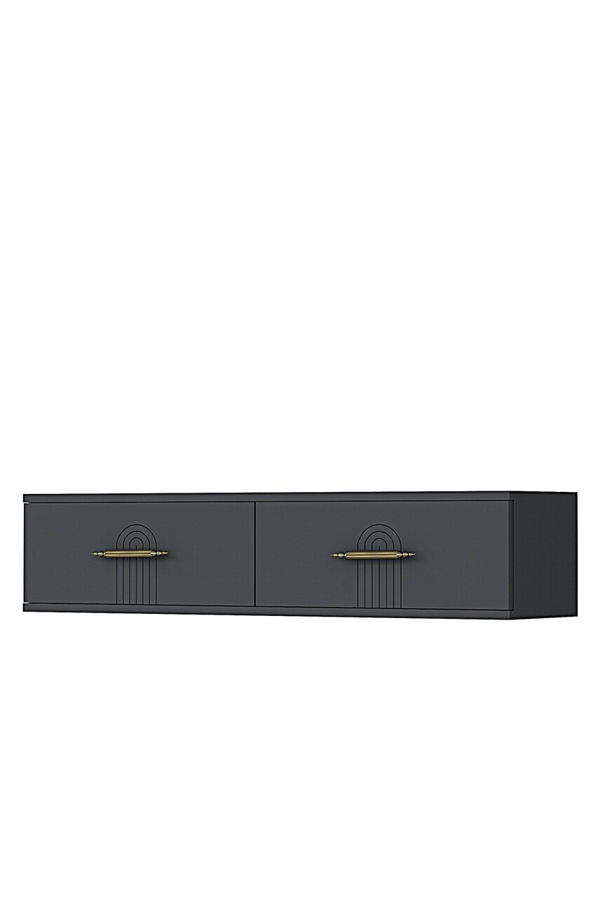Dulap, Hanah Home, Ida 120, 120x25.5x29.6 cm, Antracit — imaginea 5