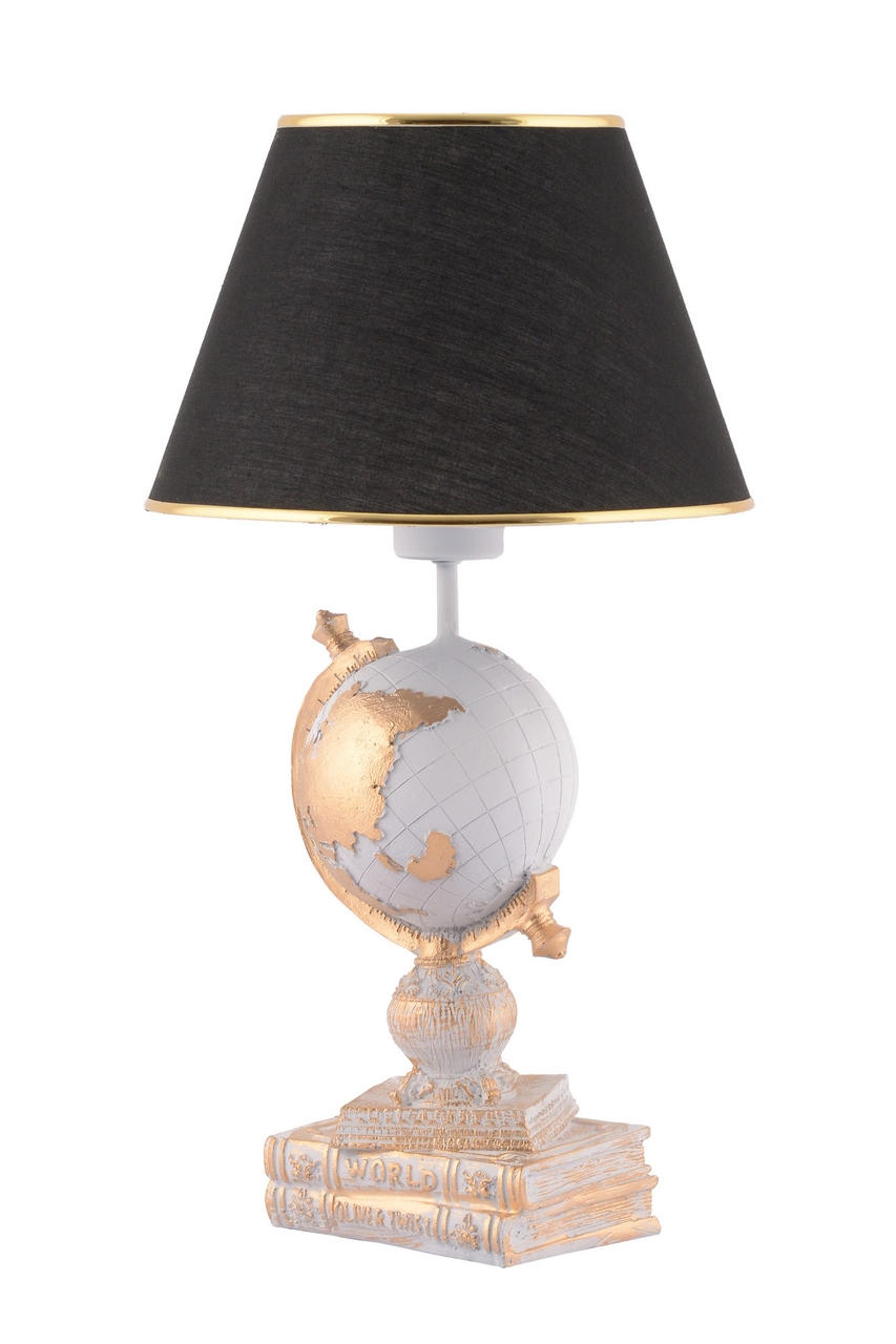 Lampa de masa, Opviq, 390FLH2248, Alb / Negru / Auriu - view 2