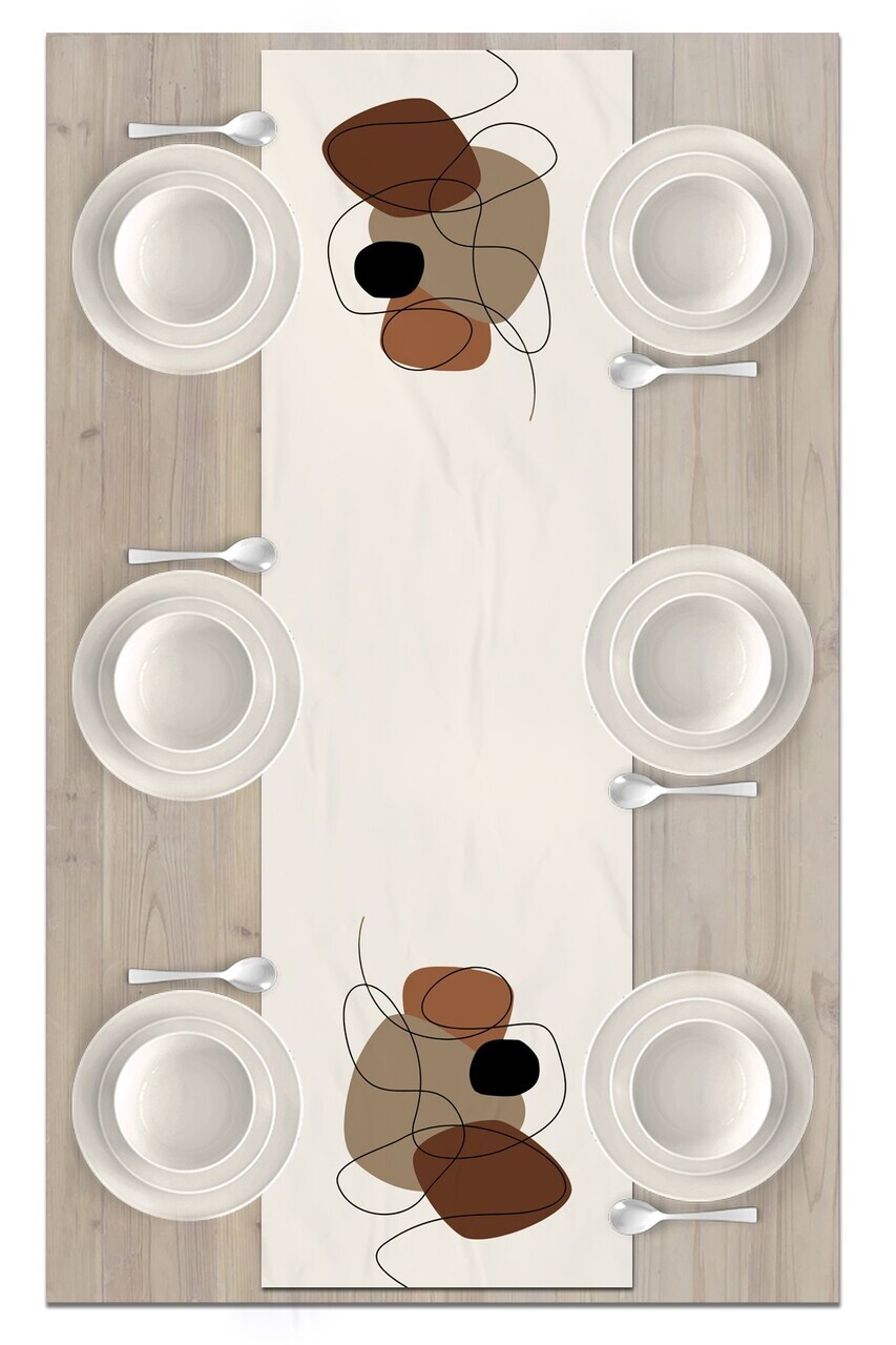 Traversa de masa, Artrunmin-45, 40x135 cm, Poliester, Multicolor — imaginea 2