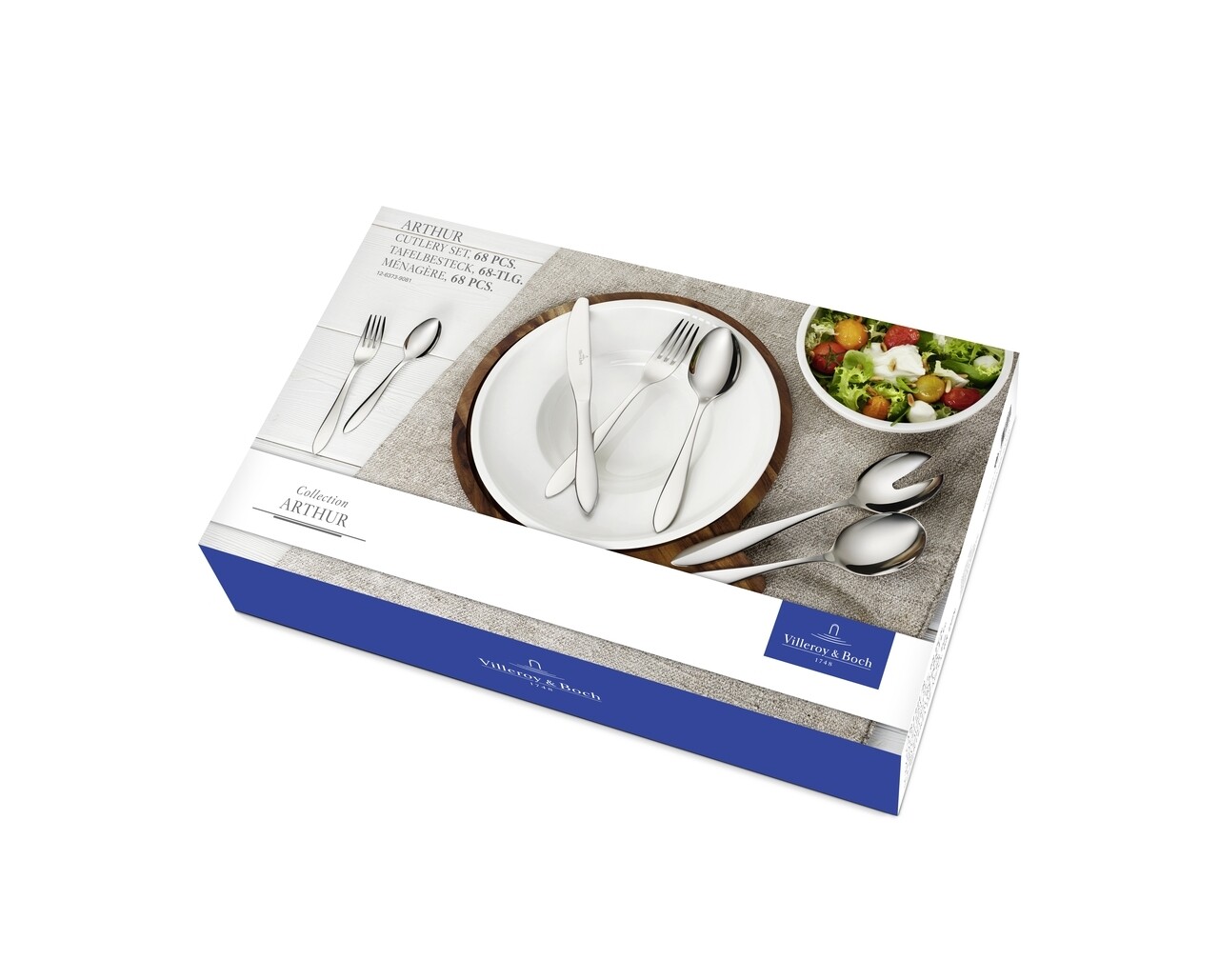 Set Tacamuri 68 Piese, Villeroy & Boch, Arthur Cutlery, Inox 18/10