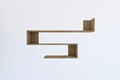 Raft de perete, Asse Home, Penne , 120x71x20 cm, Maro