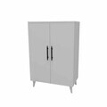 Dulap multifunctional, Hanah Home, 3 Raf 2 Kapak, 65x94.5x32 cm, Alb