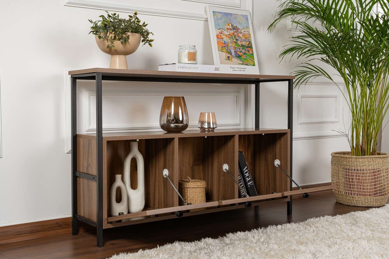 Consola, Hanah Home, Solace, PAL, Nuc / Negru - view 3