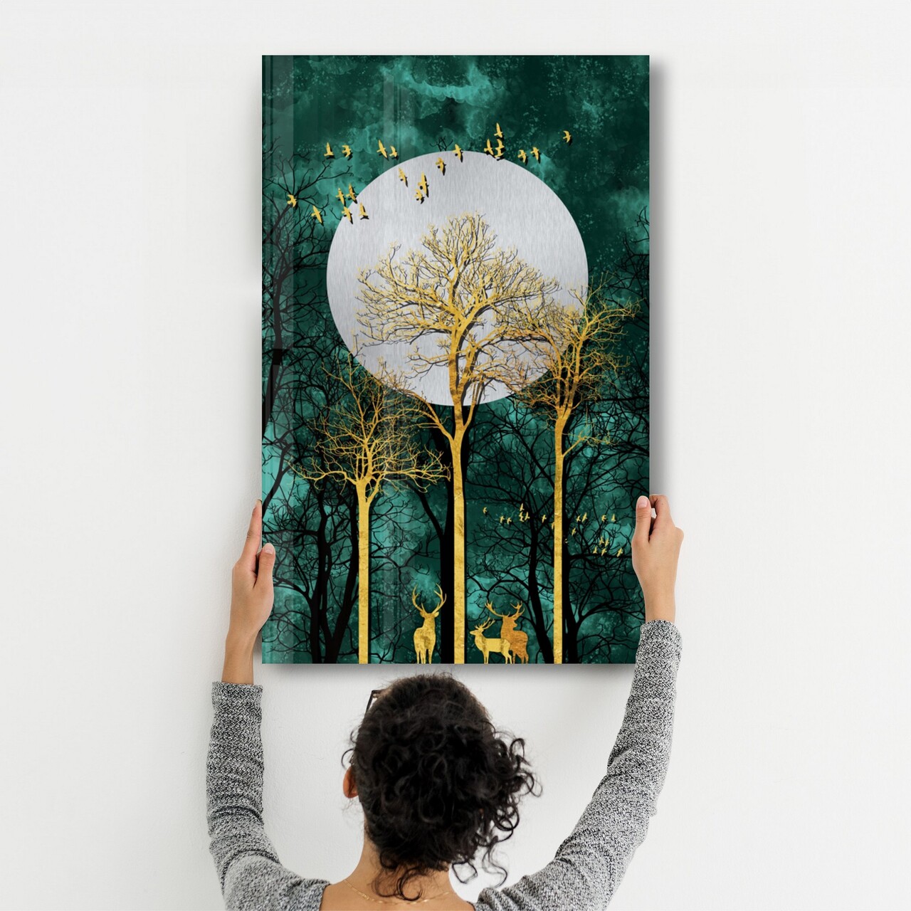 Tablou decorativ, CAM-1066, Dimensiuni: 46 x 72 cm, Multicolor - view 2