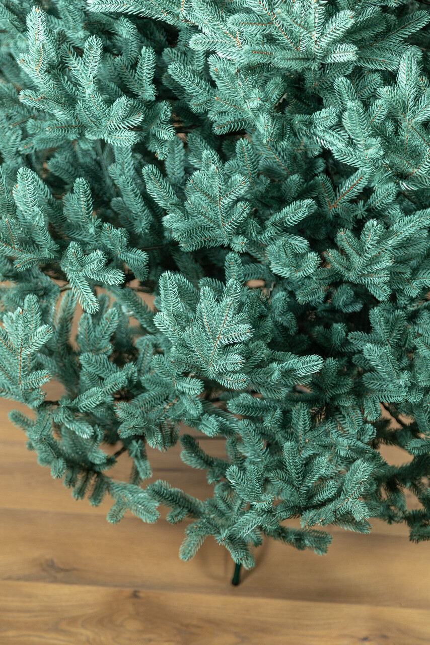 Brad artificial Christmas Deluxe by Sersimo, Viena Select argintiu, integral 3D, 210cm — imaginea 20