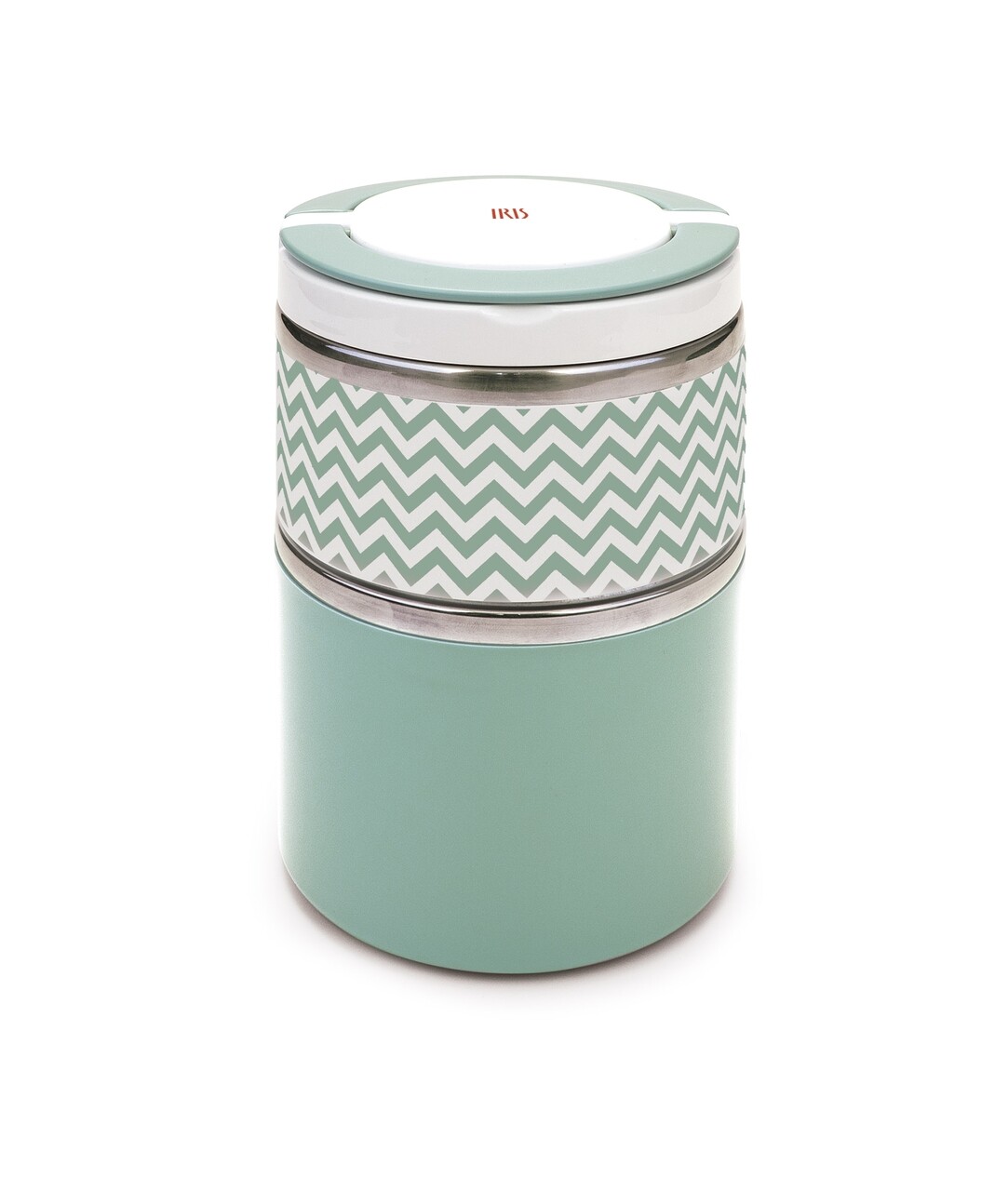 Caserola Termica Dubla Lunchbox, Iris Barcelona, 900 Ml, Pereti Dubli, Inox/polipropilena, Verde