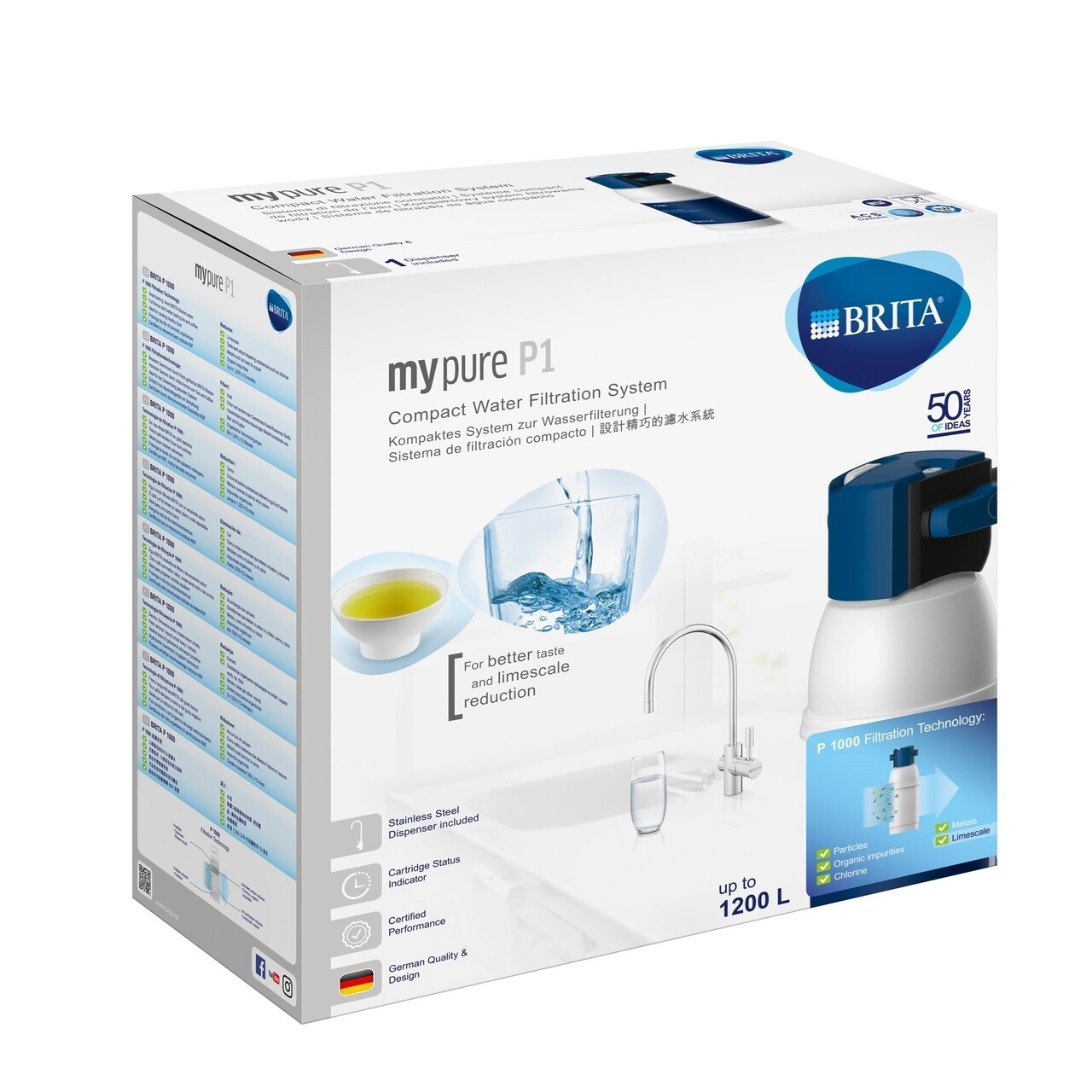 Sistem De Filtrat Apa Brita, My Pure P1000, Plastic