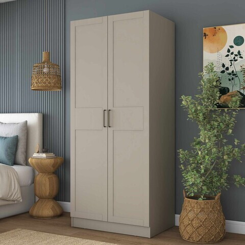 Dulap pentru haine, Hanah Home, BA289, 90x210x57.5 cm, Gresie