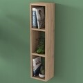 Raft pentru perete, Wren, E3 - 2455, 22.1 x 90 x 18.5 cm, pal melaminat, nuc