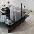 Masuta de cafea, Neostill, Saga Square, Negru / Fume