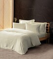 Lenjerie de pat dubla, Silky - Ecru, Cotton Box, Lyocell/Bumbac