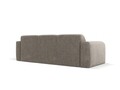 Canapea 3 locuri, Molino-140, Micadoni Home, 235x95x72 cm, tesatura chenille din poliester, gri