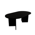 Masuta de cafea, Rotexa, Leo Large, 110x42x60 cm, MDF , Negru