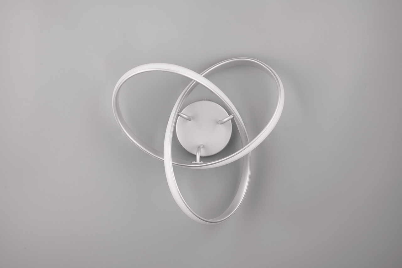 Plafoniera Meo, RL, 40x15 cm, 15W, 1x SMD, metal, titaniu