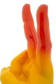 Figurina /sculptura decorativa Rainbow Hand Victory , Mauro Ferretti, 16x13x36 cm, polirasina, multicolor
