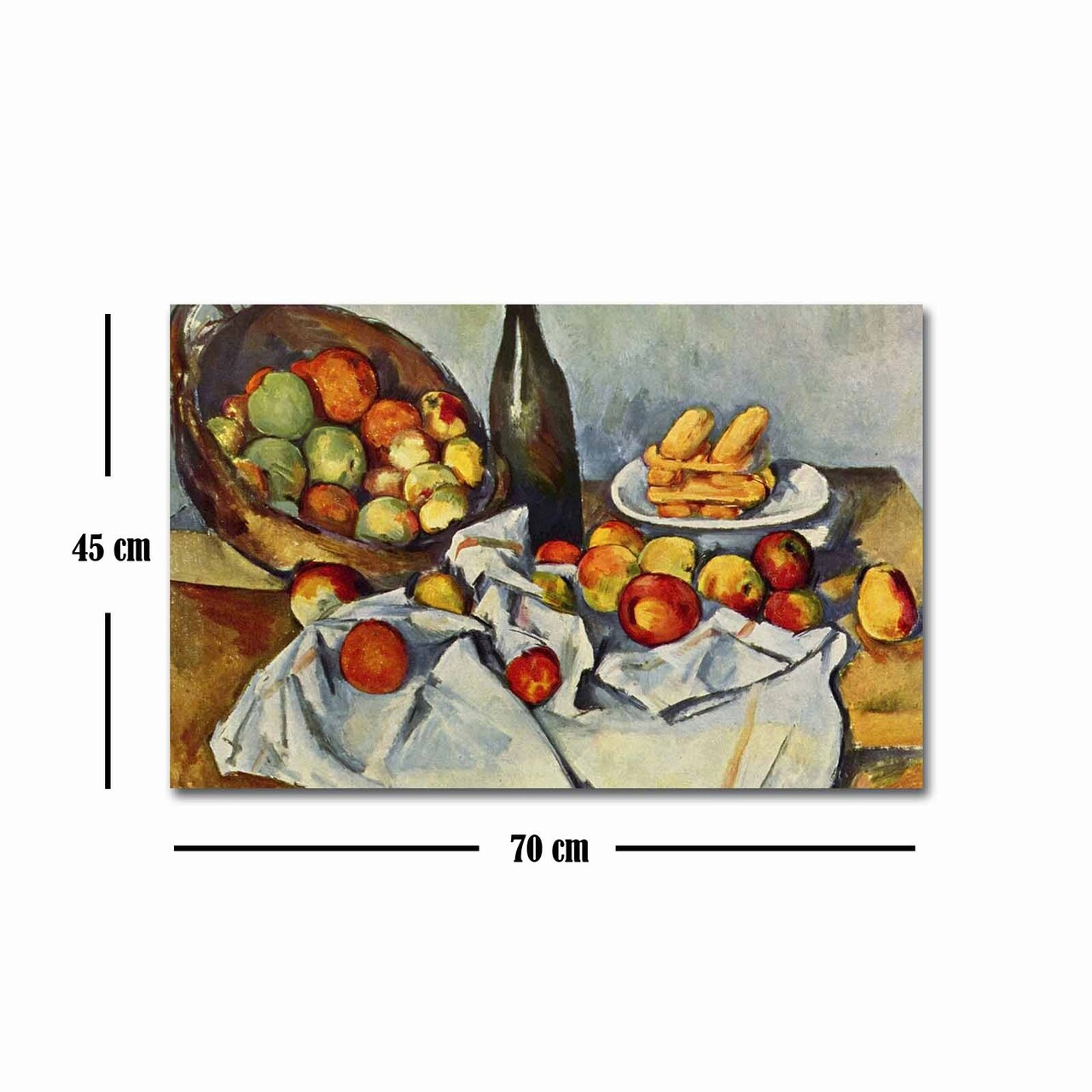 Tablou decorativ, FAMOUSART-104, Canvas, Dimensiune: 45 x 70 cm, Multicolor