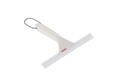 Racleta pentru dus cu agatatoare Cubicle Shower Slider, Leifheit, plastic, alb