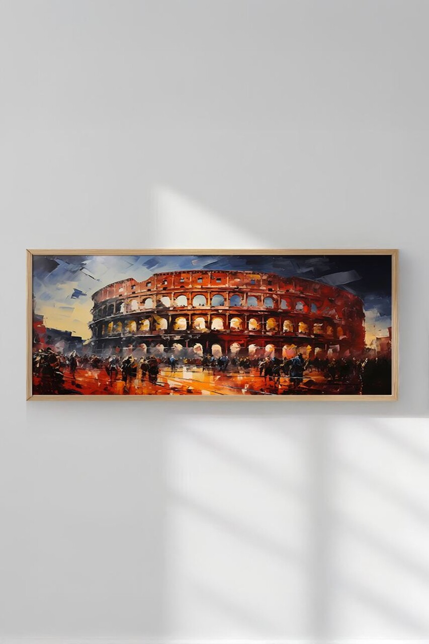 Tablou decorativ, Artsmdfyty12-50120, Vopsea: 100% MDF (grosime: 2,7 mm), Multicolor - view 4