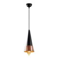 Lustra, Tatum, 584TTM1128, Metal, Negru/Cupru