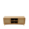 Comoda TV Notto, Homla, 120x40x45 cm, MDF, natur