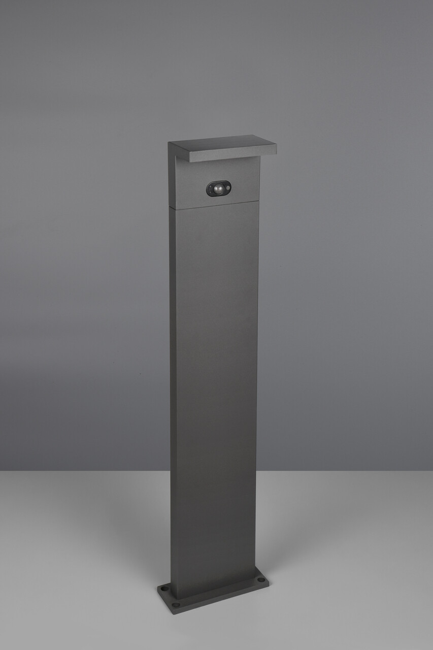 Lampadar de exterior Blyde, TRIO, 22x12x100 cm, 5W, 1x SMD LED, aluminiu, antracit - 2 | YEO