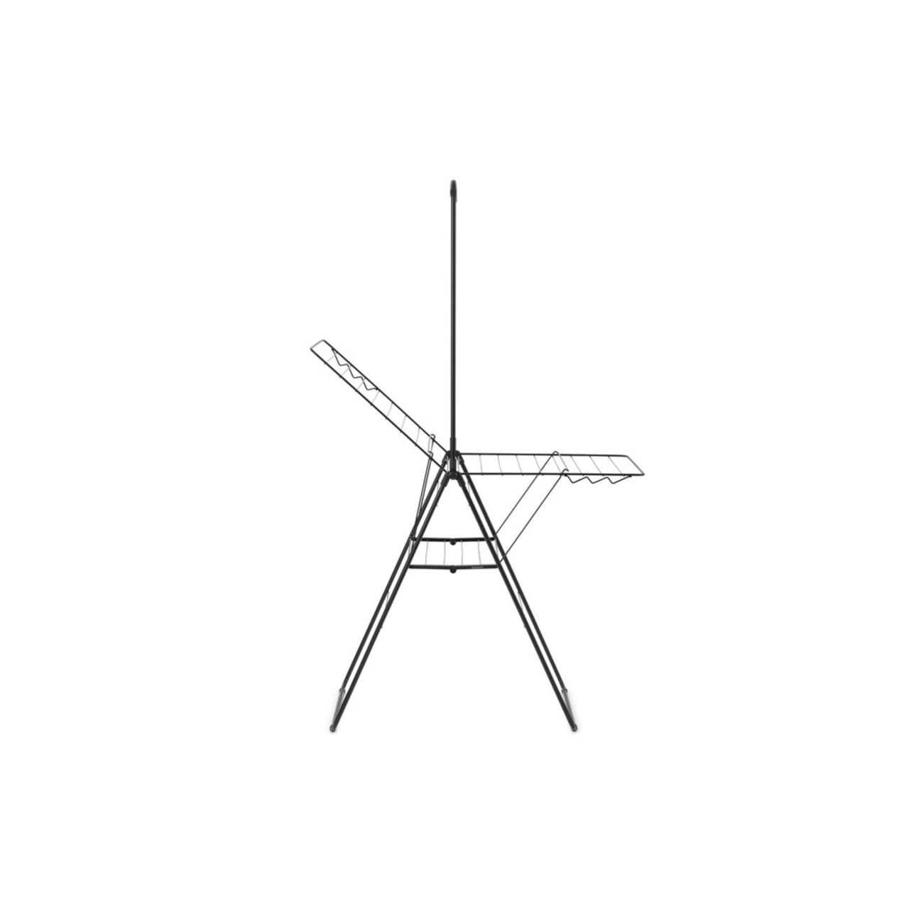 Uscator de rufe cu suport umerase, Brabantia, Hangon Matt, 20 m capacitate de uscare, otel, negru mat - 1 | YEO