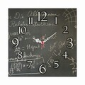 Ceas de perete, Msk-08, MDF, Dimensiune: 40 x 40 cm, Multicolor