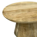 Masuta de cafea Aliki, Inart, 90x90x40 cm, lemn de mango, natural