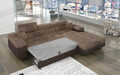 Coltar extensibil dreapta 4 locuri ELTAP, Armd-03, Armando, 289x203x85 cm, lemn/poliester, bej inchis/maro