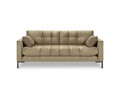 Canapea 2 locuri, Mamaia, Micadoni Home, BL, 152x92x75 cm, catifea, bej