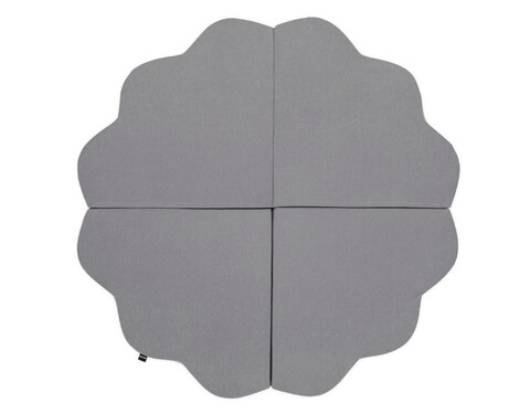 Perna universala copii Baby Pad, Bulut, 120x120x5 cm, Bumbac, Gri mezoni.ro