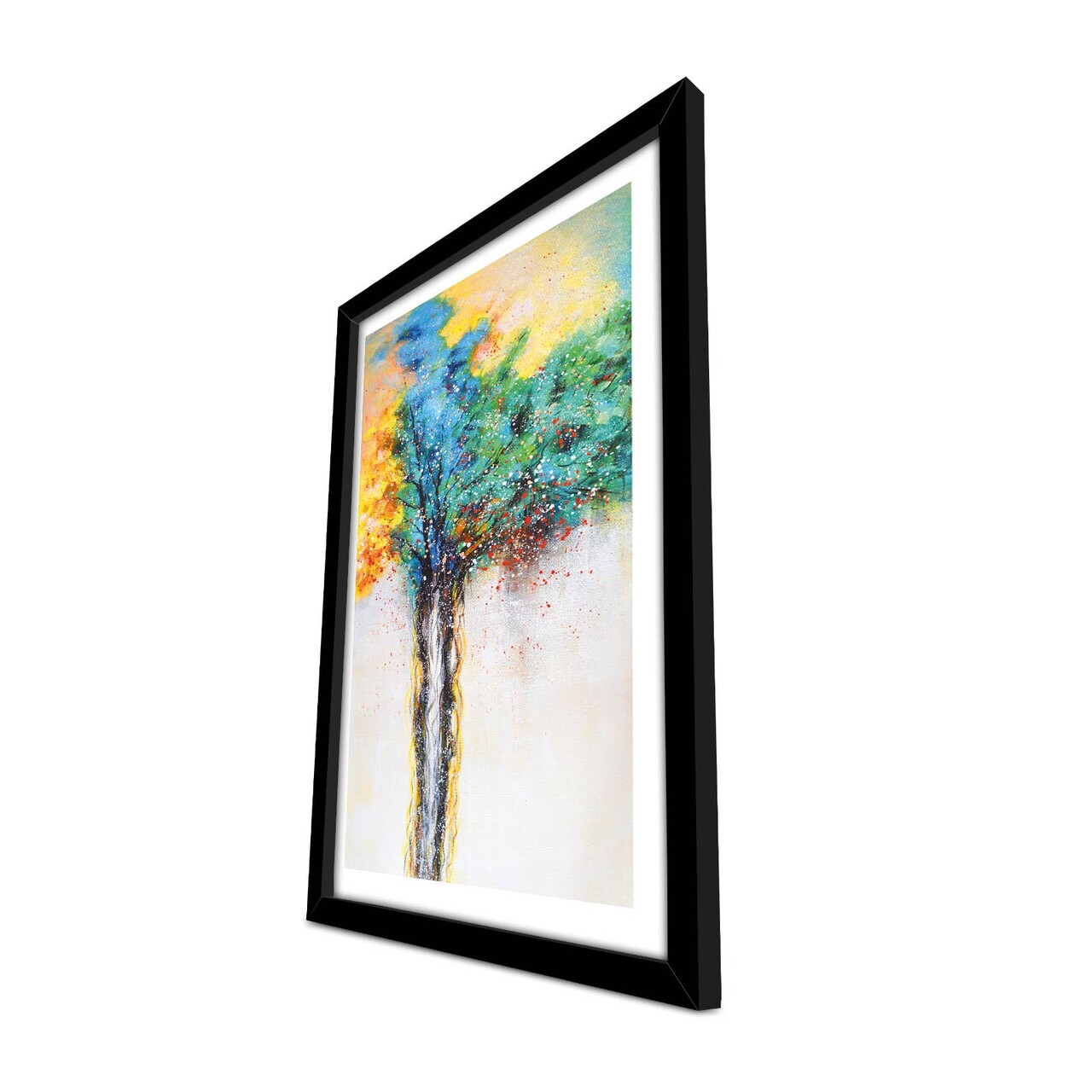 Tablou decorativ, 3853NISCT-010, Lemn, Multicolor - view 3