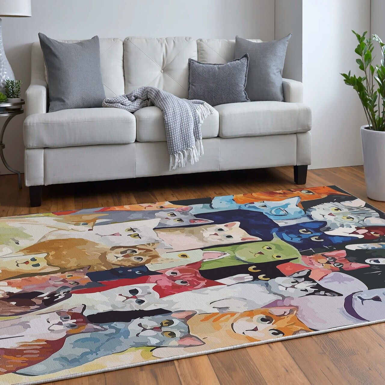 Covor, Woopamuk238, 120x180 cm, Multicolor - Imagine 2