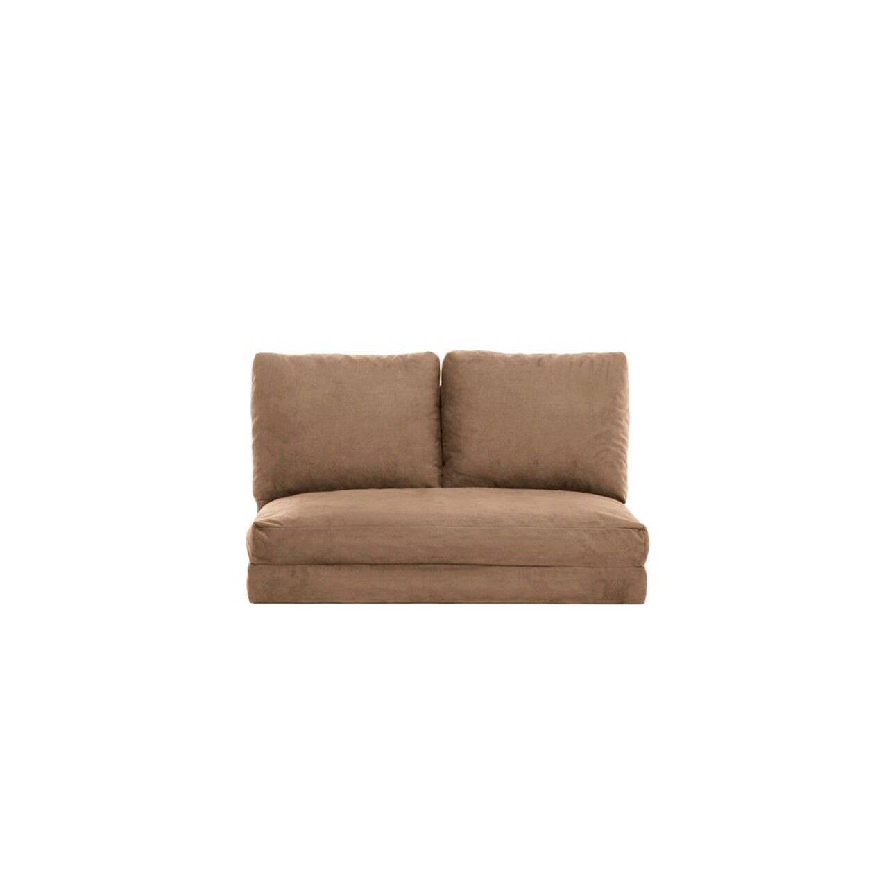 Canapea extensibilă cu 2 locuri, Futon, 859FTN1278, Metal , Maro deschis - 2 | YEO