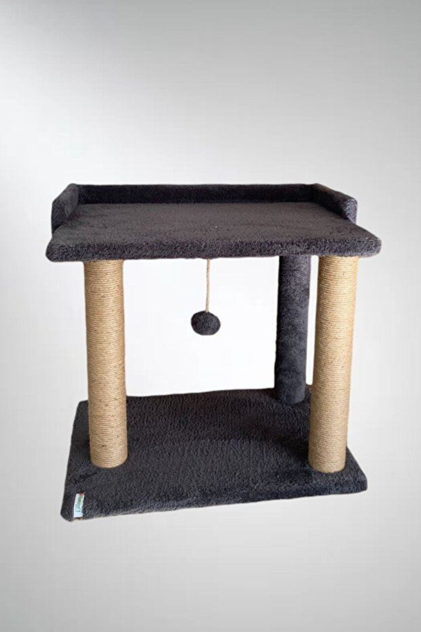 Pat pentru pisici, Paws &amp; Whiskers, Liza, Tesatura Welsoft, Antracit - view 5