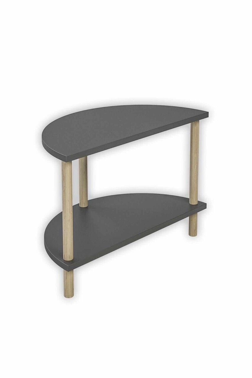 Masuta de cafea, Hanah Home, Peka-0007, 60x42x30 cm, PAL, Antracit — imaginea 3