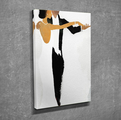 Tablou decorativ, dc344, canvas, lemn, multicolor