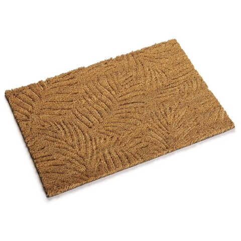 Covoras de intare Brown Leaves, Versa, 40×60 cm, fibra de nuca de cocos Covoare