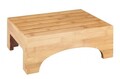 Scaunel pentru baie, Wenko, Bambusa, 40 x 30 x 15 cm, bambus, natur
