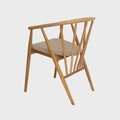 Scaun Calido, Homla, 58x55x78 cm, lemn/poliester, natur