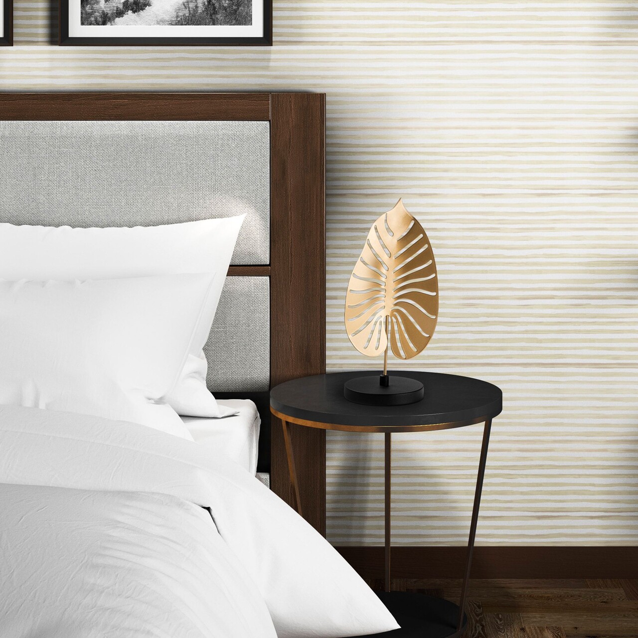 Decoratiune, Dm-007, 32x16x13 cm, Aur/Negru - imagine 2