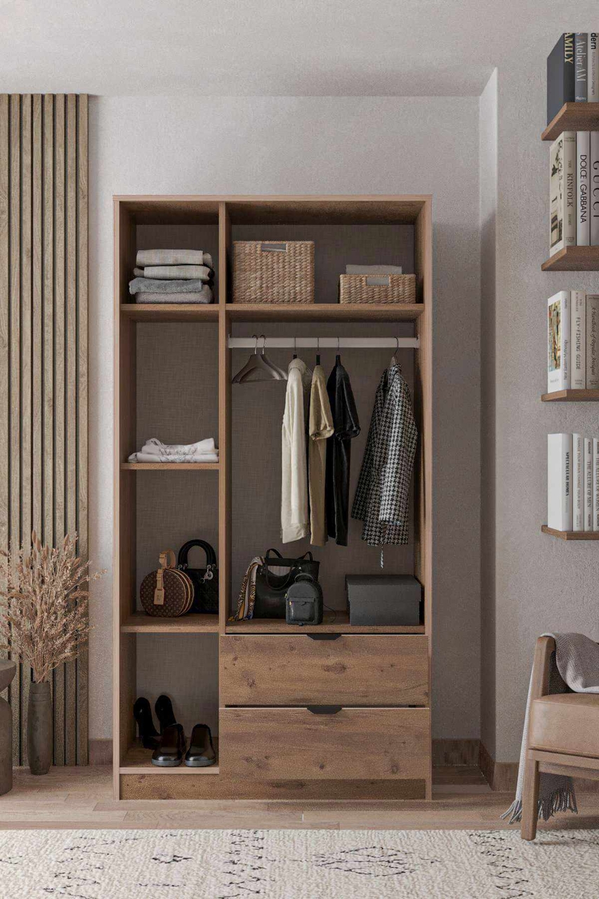 Dulap pentru haine, Hanah Home, Arden 3, 97x182x44 cm, Pinul Atlasului - view 4