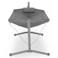 Hamac cu suport metalic, Galdo, L.305 l.105 cm, otel/poliester, gri