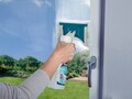 Spray de curatare 2 in 1 pentru ferestre Window Cleaner, Leifheit, plastic/microfibra