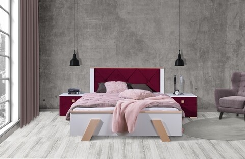 Pat Arona Quartz 202, Meblobed, 180x200 cm, lemn de fag