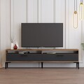 Comoda TV, Hommy Craft, Istanbul 2, 180x35x47 cm, PAL, Nuc / Antracit