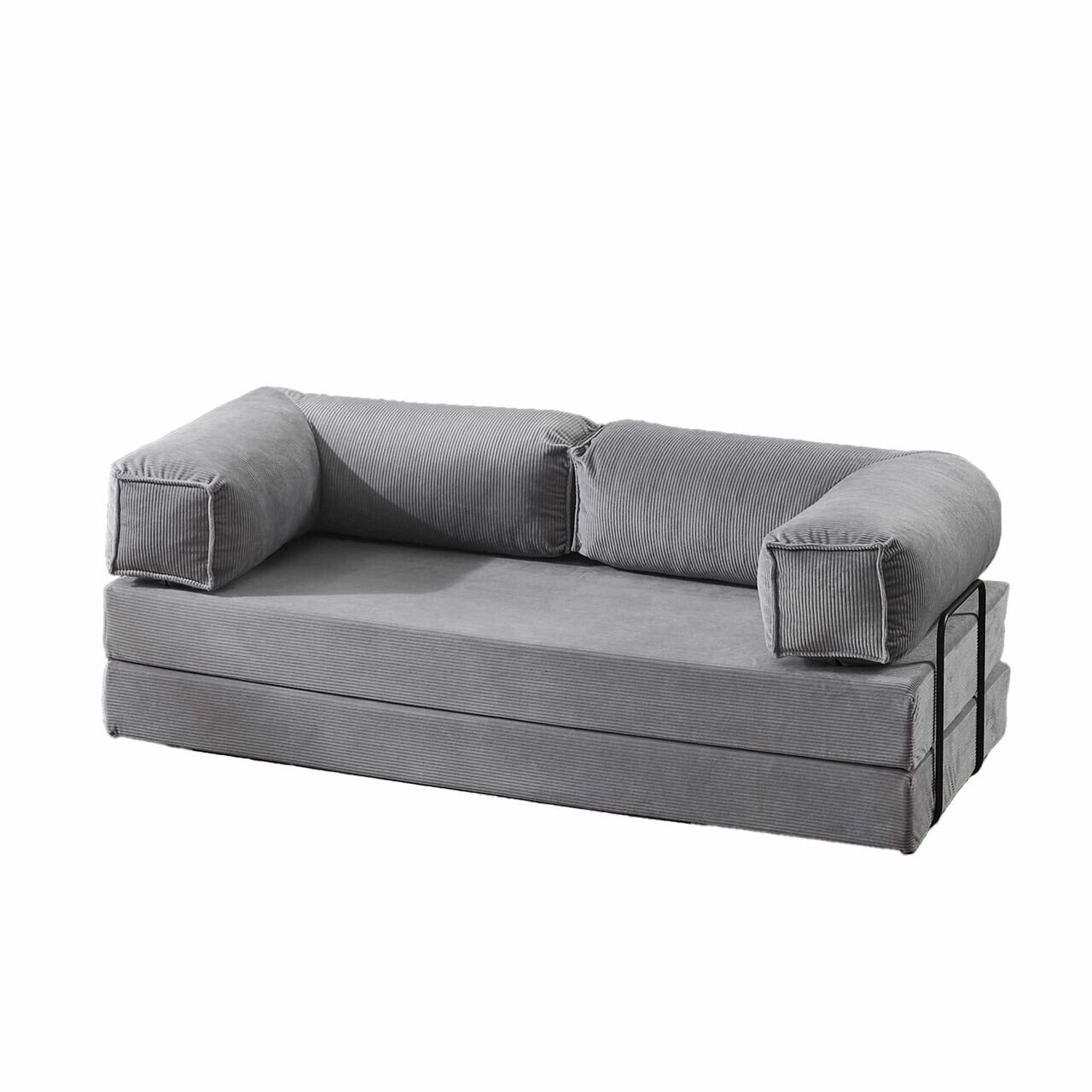 Canapea extensibila 3 locuri, Atelier del Sofa, 753SLC1124, Argintiu — imaginea 3